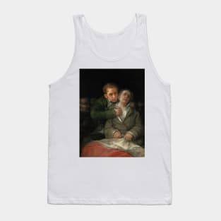 Self-Portrait with Dr. Arrieta by Francisco Goya Tank Top